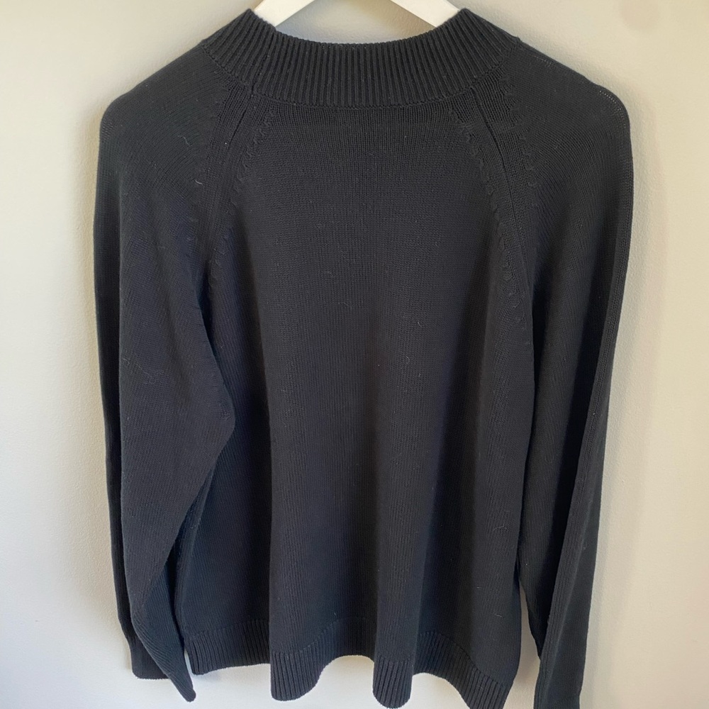Quince Organic Cotton Mock Neck Sweater - Picture 8 of 14